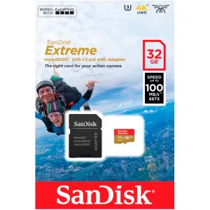 Sandisk Sdsqxaf 032 G Gn6 Aa Memoria Micro Sdhc Extreme 32 Gb Con Adaptador