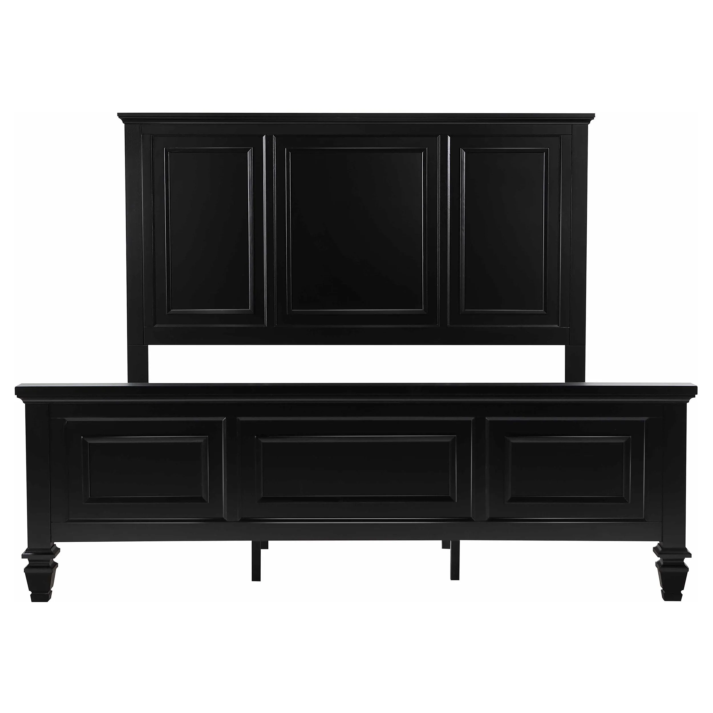 Sandy Beach 4-piece California King Bedroom Set Black