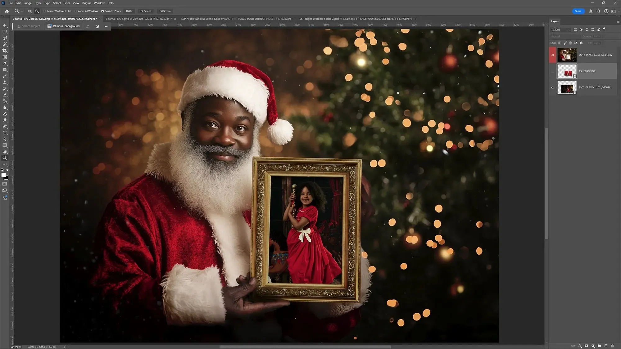 Santa Frame Overlay Extra Duo