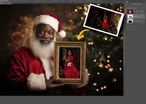 Santa Frame Overlay Extra Duo
