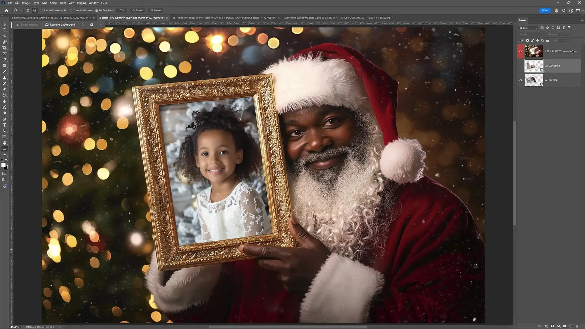Santa Frame Overlay Extra Duo