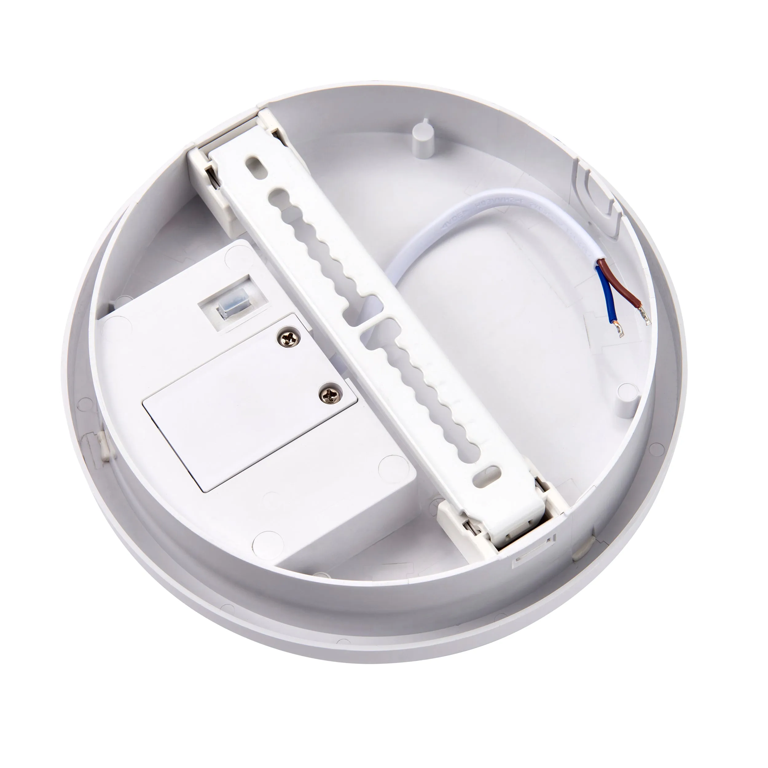 Saxby 108745 Rond Plus CCT IP65 15W Opal & gloss white pc 15W LED module (SMD 2835  CCT) CCT