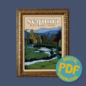 Sequoia National Park Digital Print