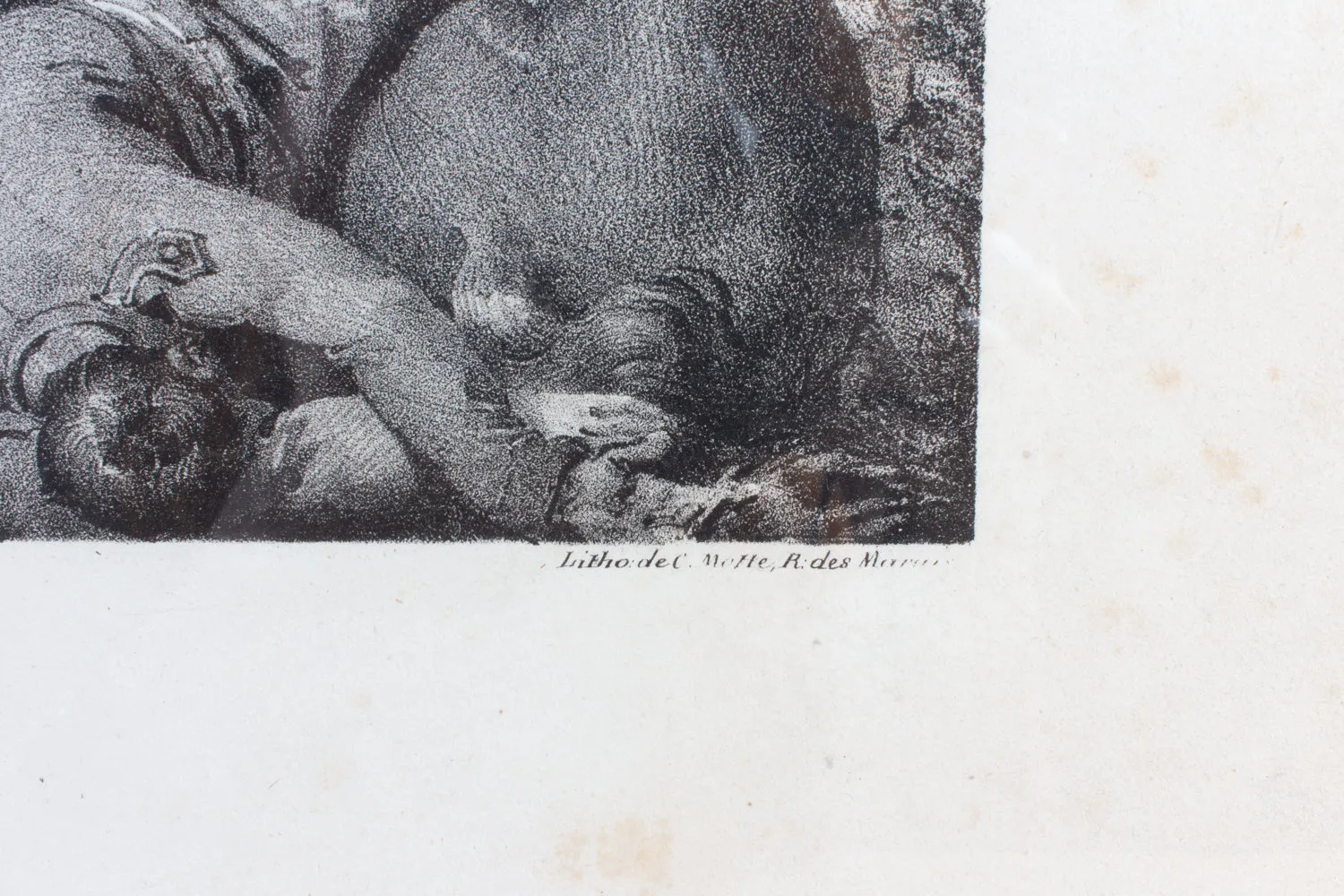 Set of 4 Napoleonic Military Etchings in Gilt Frames found in France