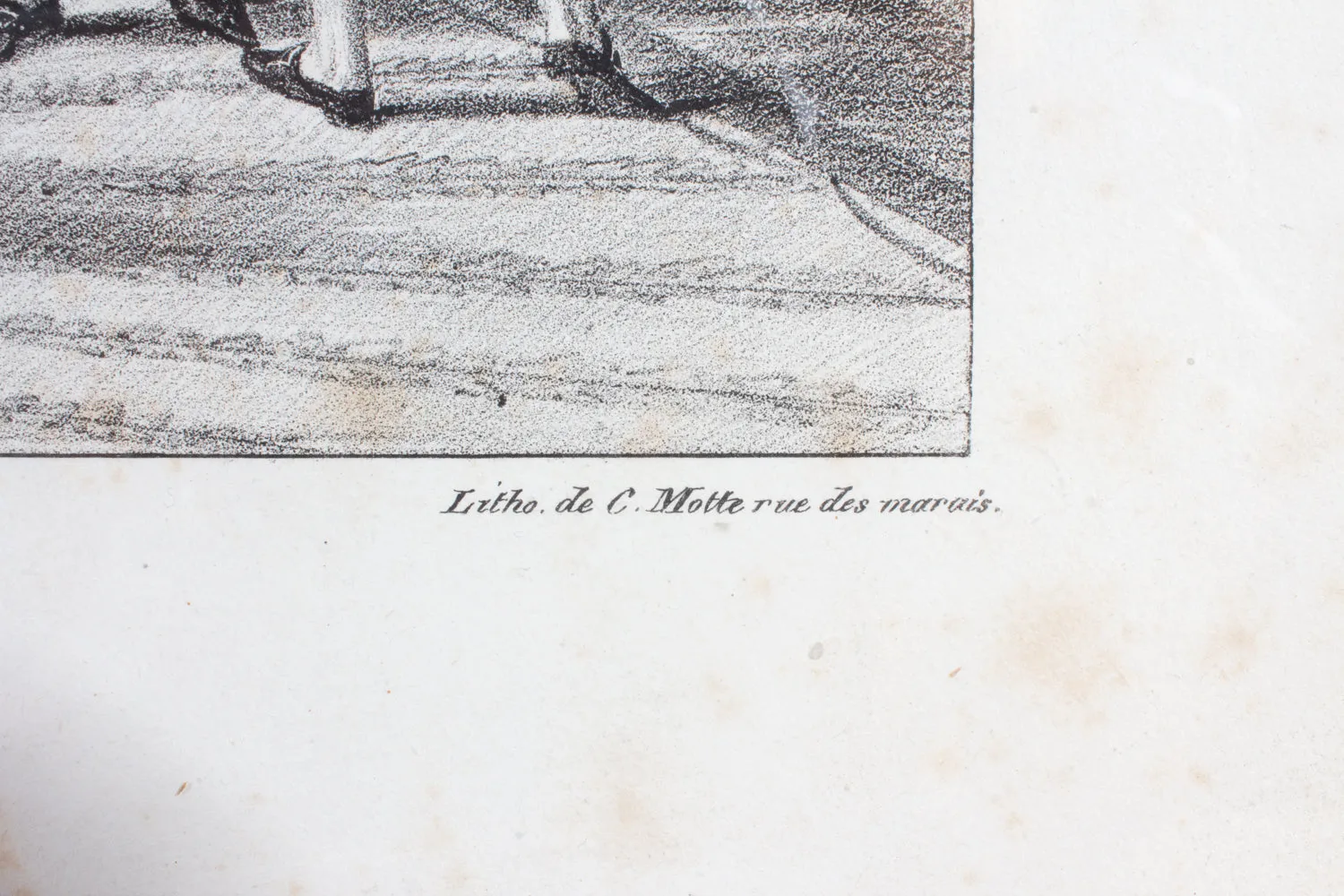 Set of 4 Napoleonic Military Etchings in Gilt Frames found in France