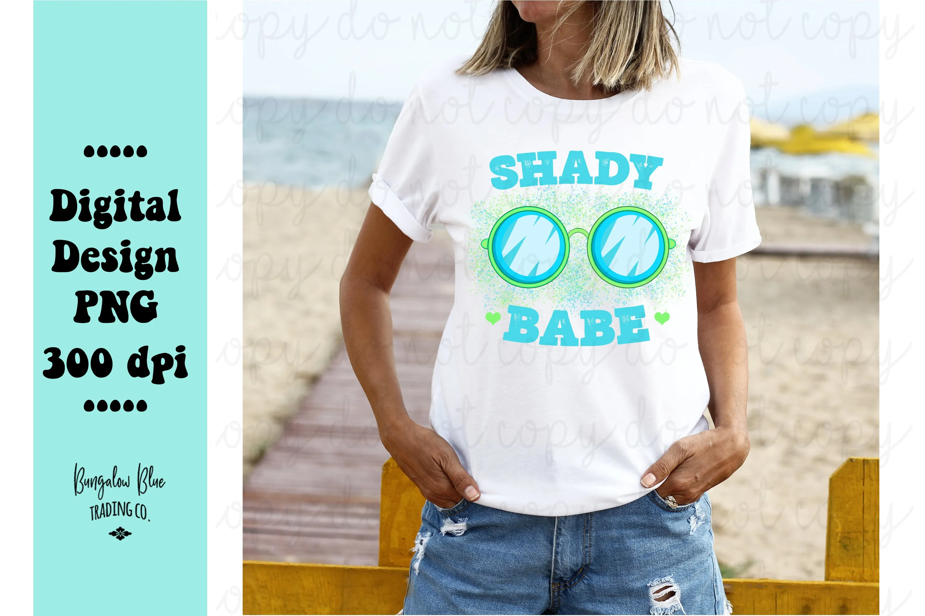 Shady Babe Beach Sunglasses - Digital Download