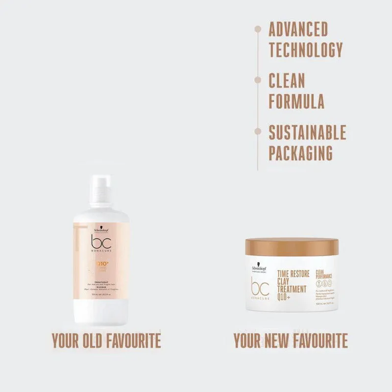 Shampoo 1lt Y Mascara Arcilla Schwarzkopf Restore Q10