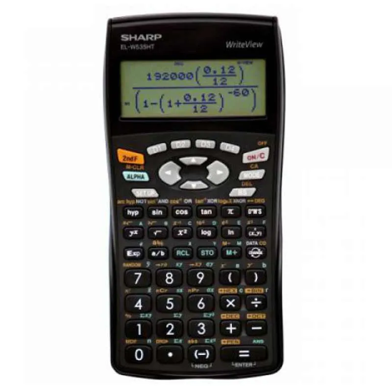 SHARP CALCULATOR EL-W535HTB SCIENTIFIC
