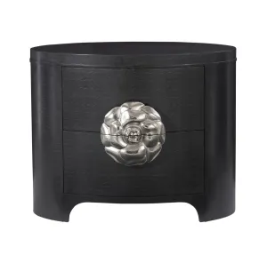 SILHOUETTE NIGHTSTAND, TEXTURED ONYX