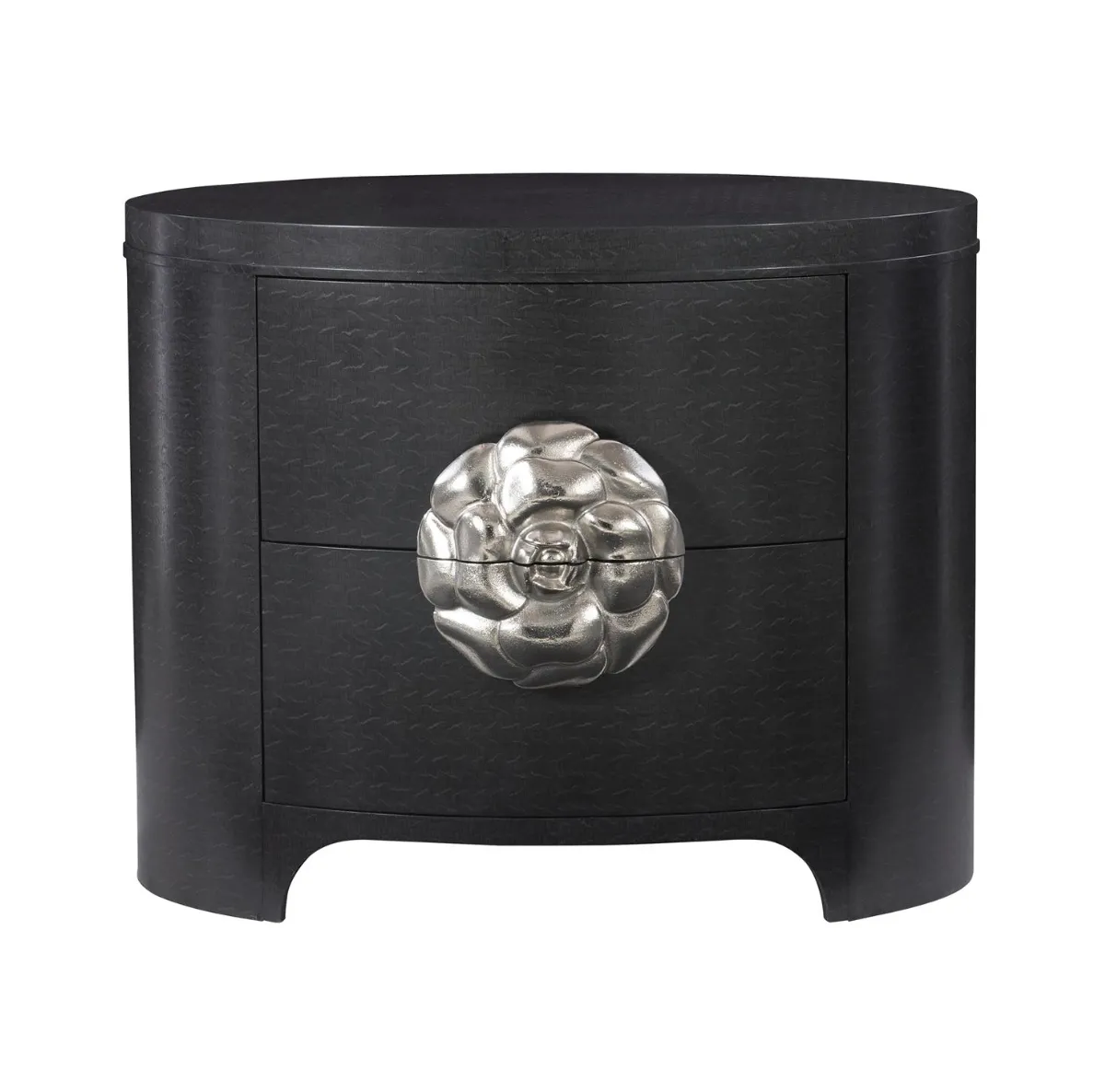 SILHOUETTE NIGHTSTAND, TEXTURED ONYX