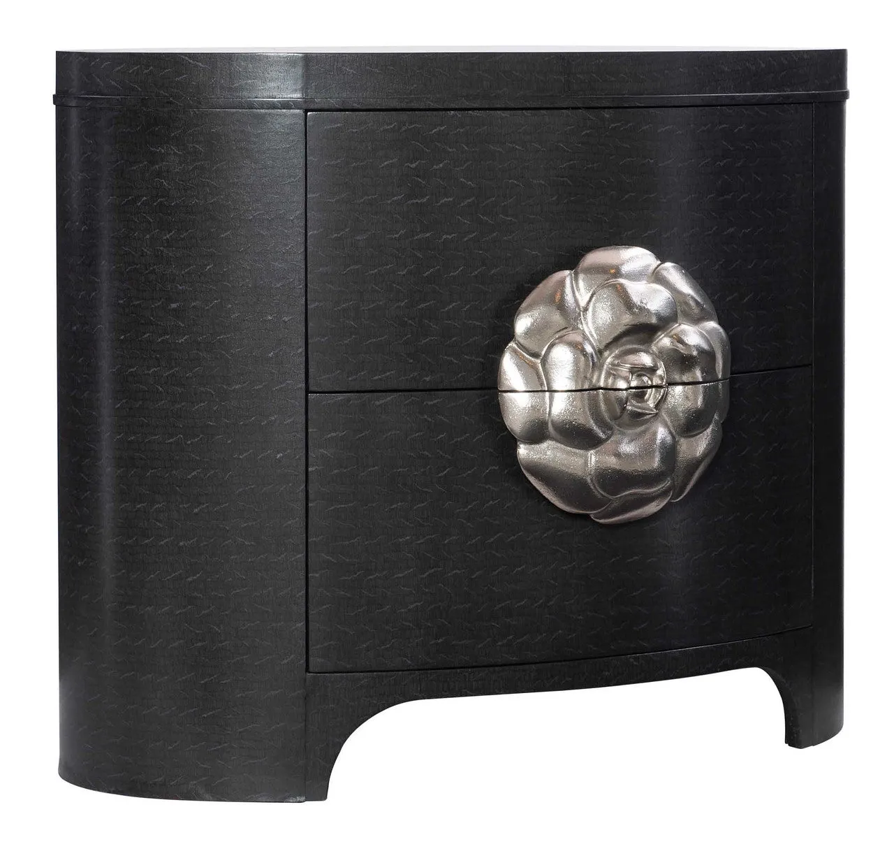 SILHOUETTE NIGHTSTAND, TEXTURED ONYX
