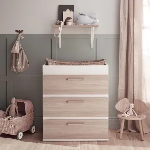 Silver Cross Finchley Dresser - Oak/White