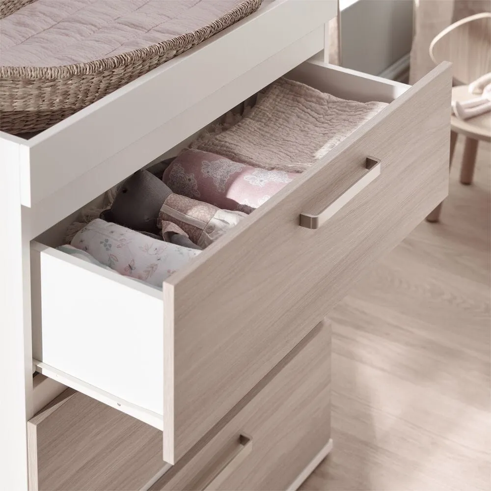 Silver Cross Finchley Dresser - Oak/White