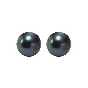 Silver (SLV 995) Classic Book Freshwater Pearls Fashion Earrings