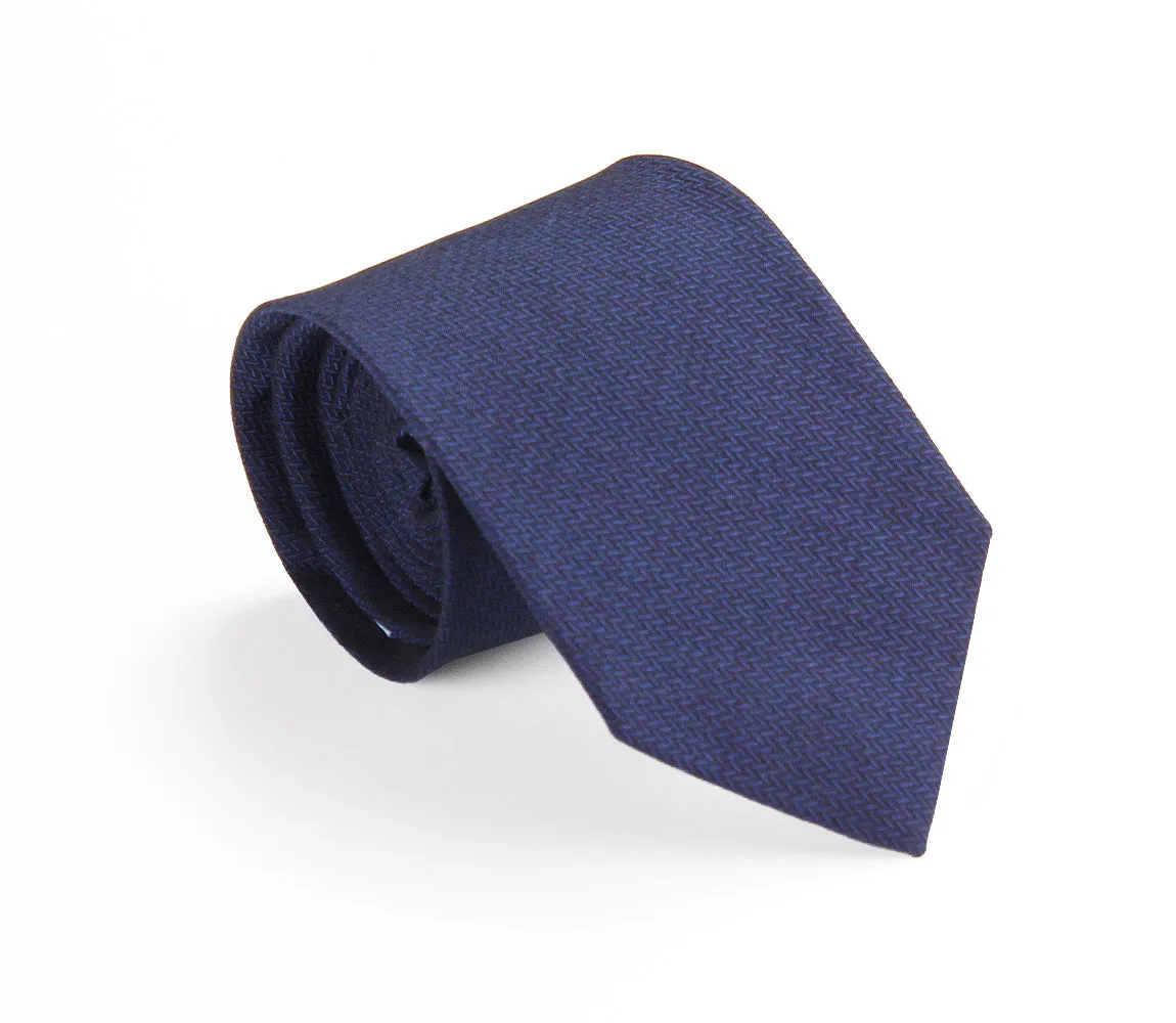 Skinny Navy Tie