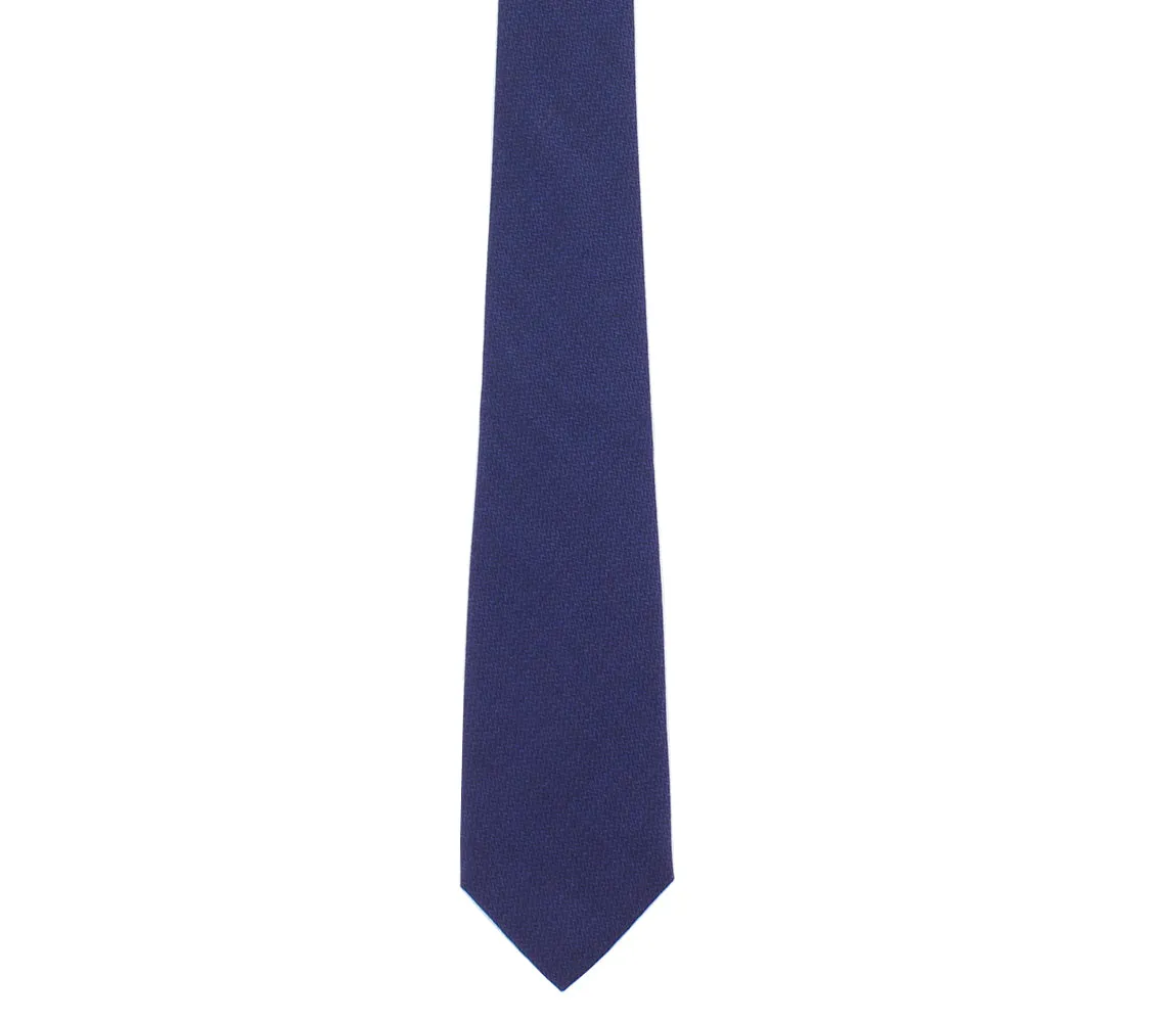 Skinny Navy Tie