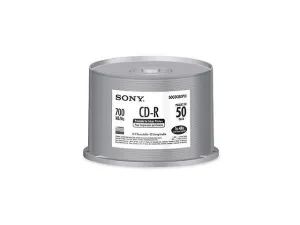 Sony 50 Cdbulk Paquete De 50 Discos Cd R De 700 Mb, 48 X, 80min