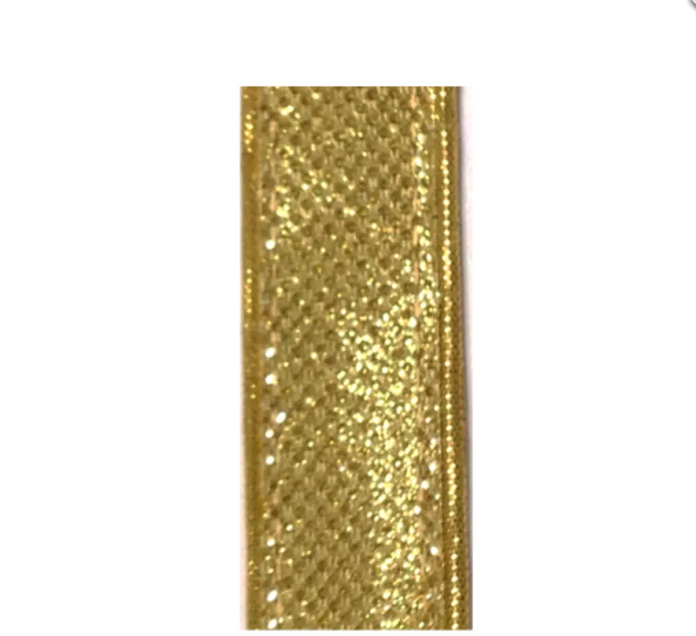 Sparkle Ribbon, Gold Trim