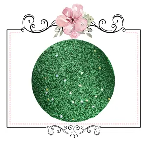 Starry Night Collection Fine Glitter ~ Green ~ Silver & Gold Star Encrusted Christmas Craft Sheets