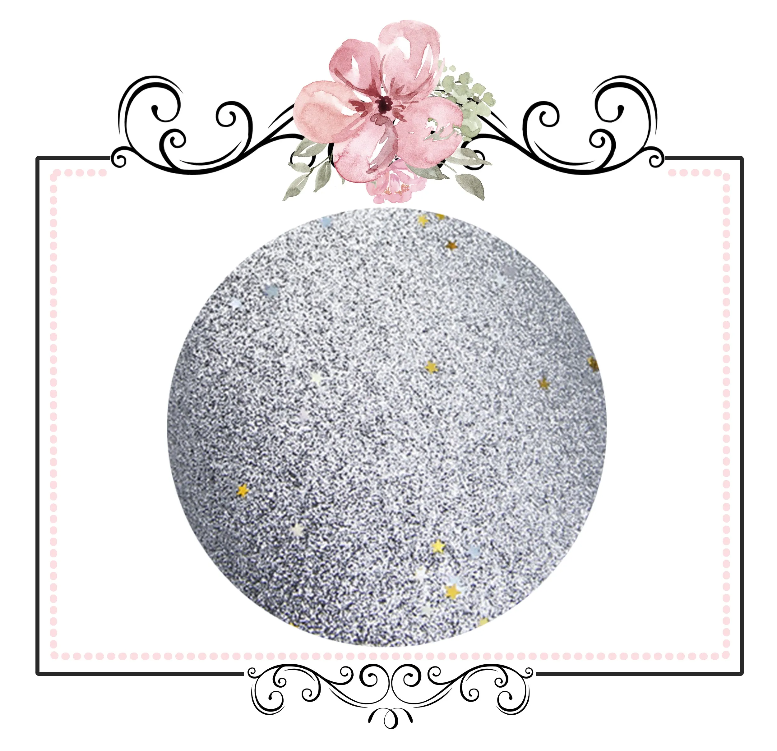 Starry Night Collection Fine Glitter ~ Silver ~ Silver & Gold Star Encrusted Christmas Craft Sheets