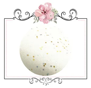 Starry Night Collection Fine Glitter ~ White ~ Silver & Gold Star Encrusted Christmas Craft Sheets