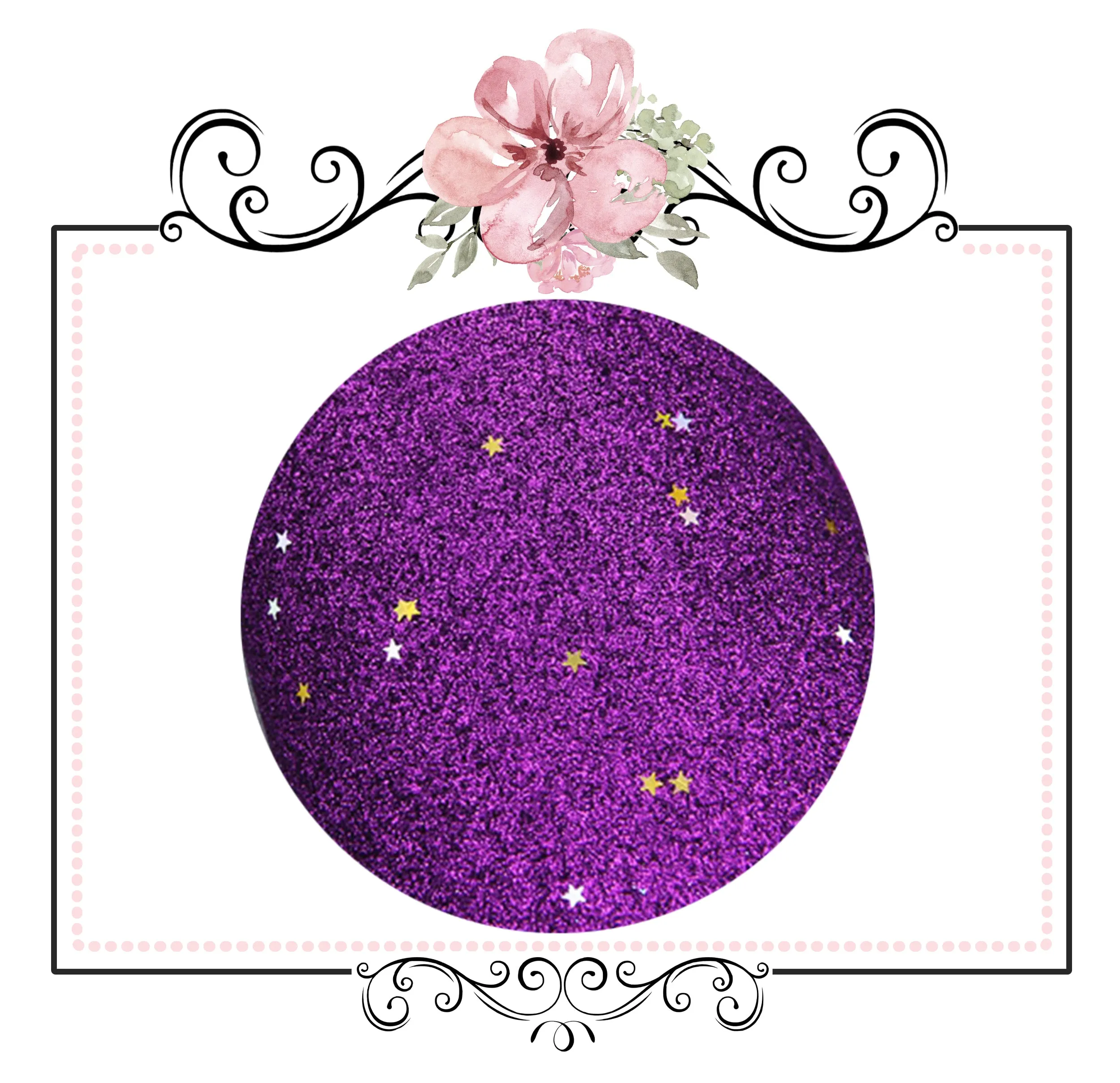 Starry Night Collection Fine Glitter ~ Yellow ~ Silver & Gold Star Encrusted Christmas Craft Sheets