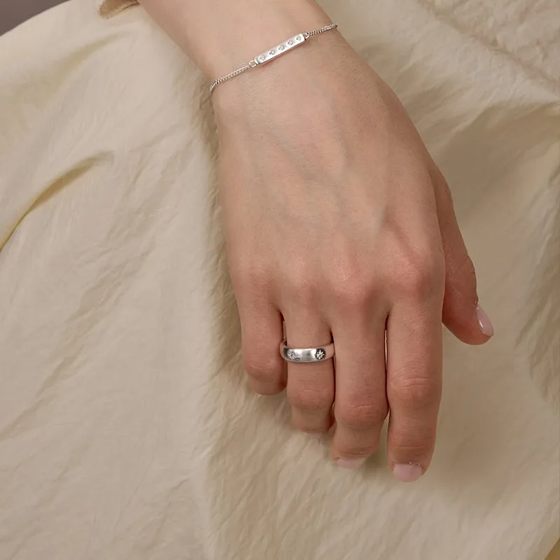 Starry Night Sculptural Open Ring