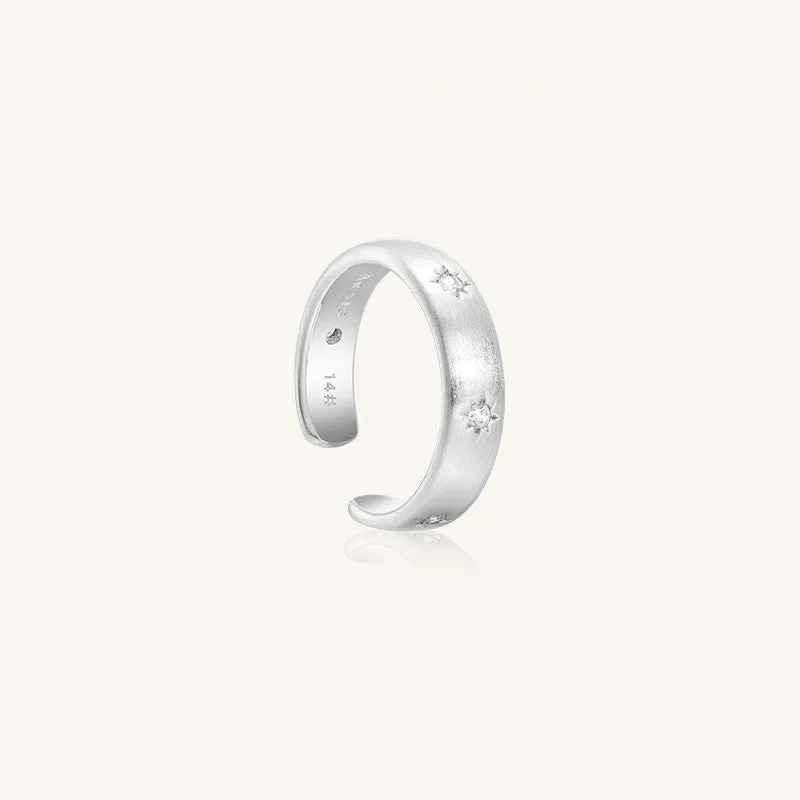 Starry Night Sculptural Open Ring