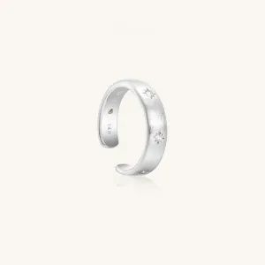Starry Night Sculptural Open Ring