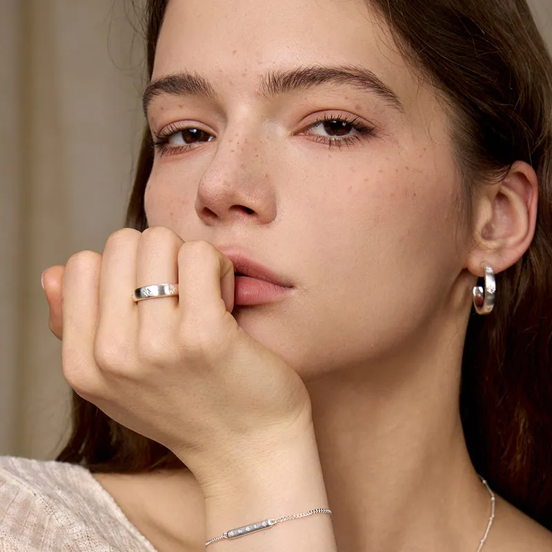 Starry Night Sculptural Open Ring
