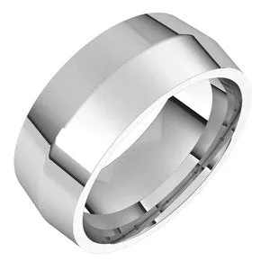 Sterling Silver 8 mm Knife Edge Comfort Fit Band Size 11