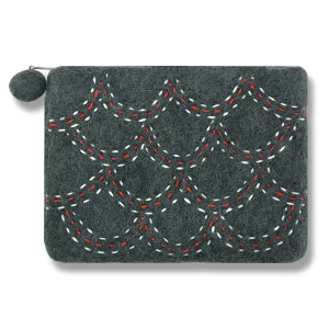 Stitch Curve Design Coin Purse