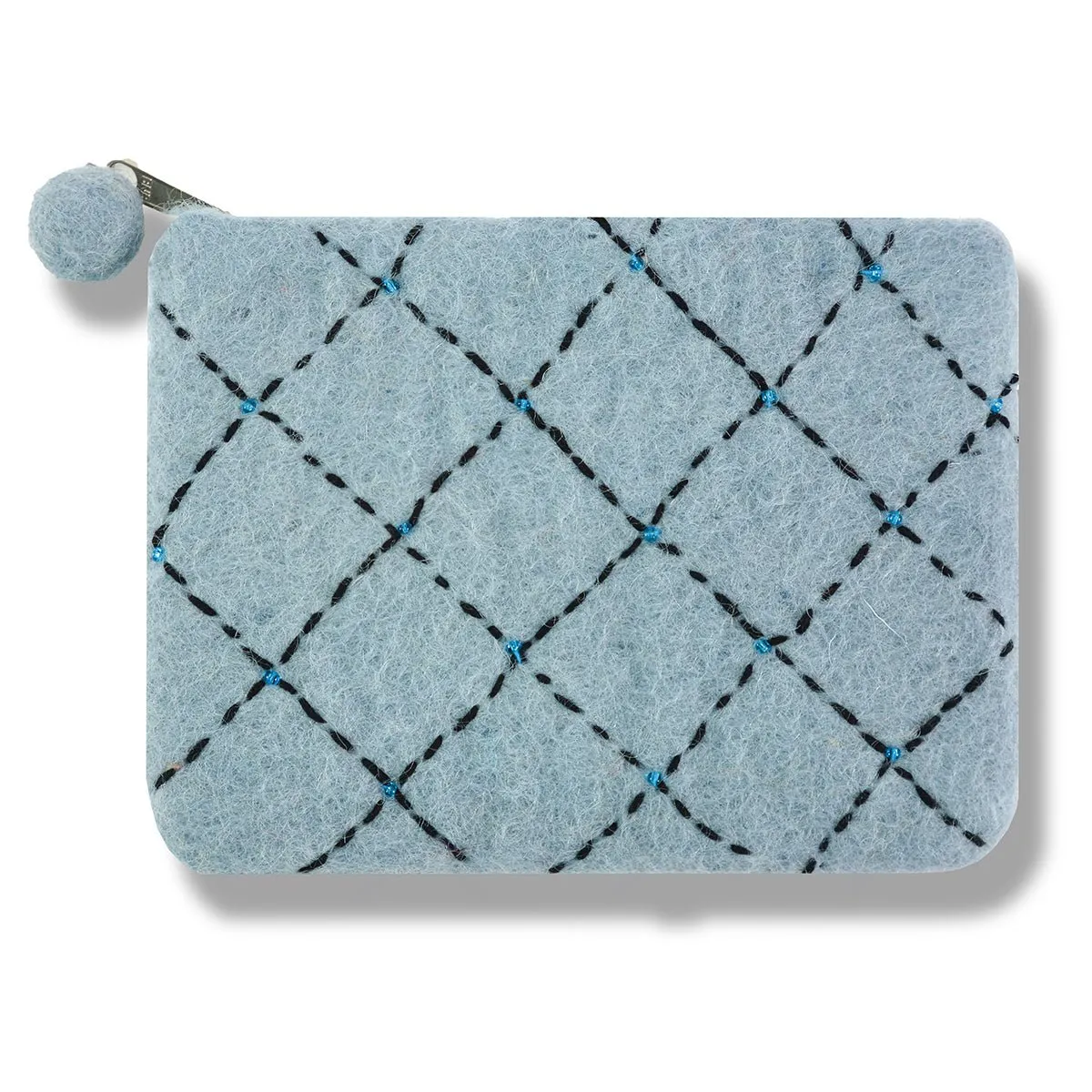 Stitch Diamond Design Coin Purse