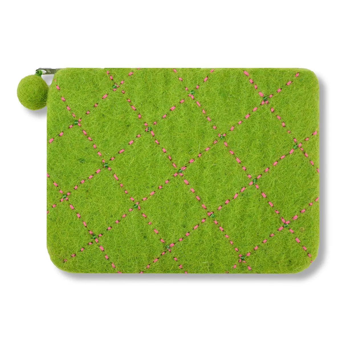 Stitch Diamond Design Coin Purse