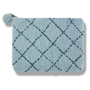 Stitch Diamond Design Coin Purse
