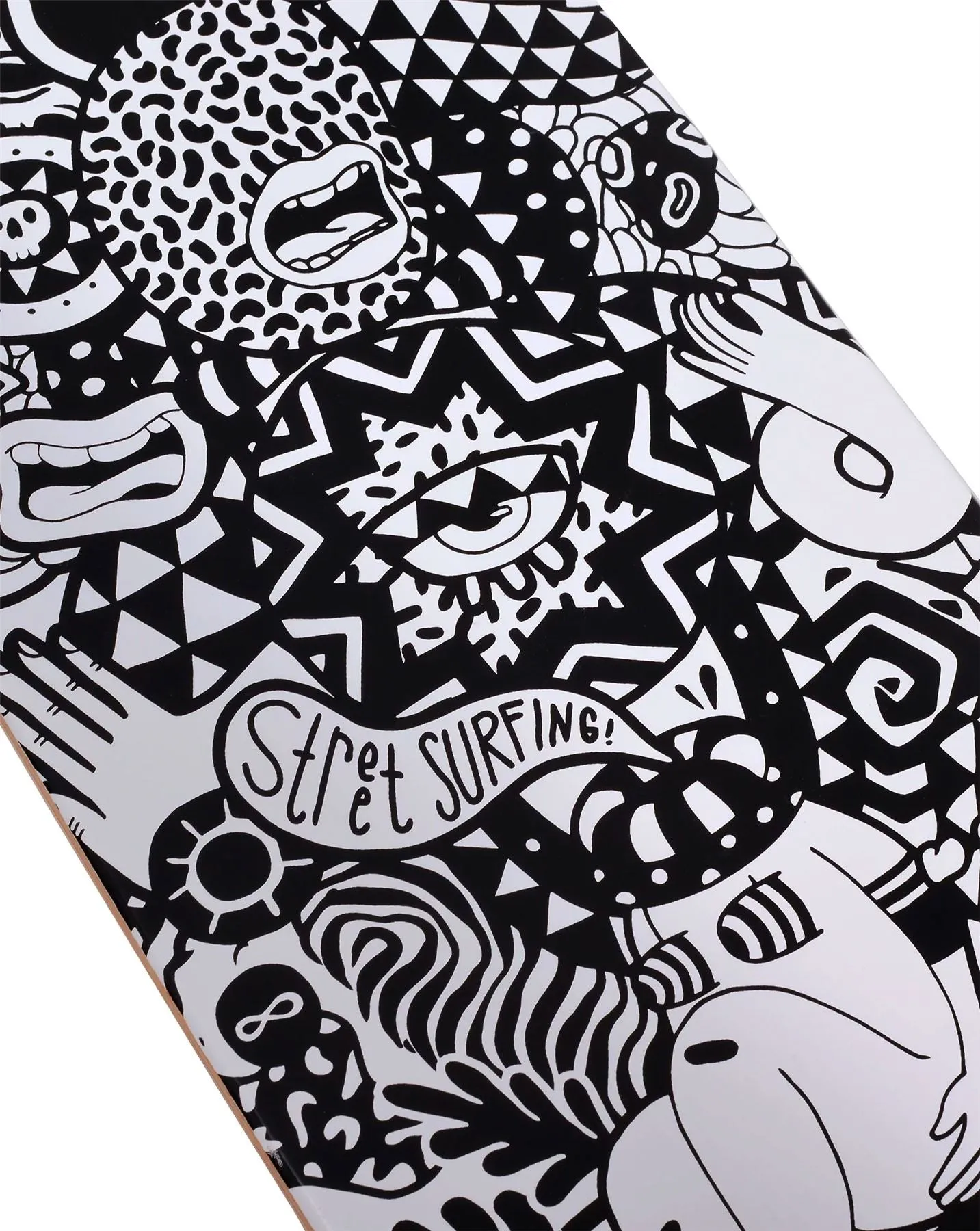 Street Surfing Cut Kicktail Rumble Jungle Complete Longboard Skateboard 8.5" x 36.0"