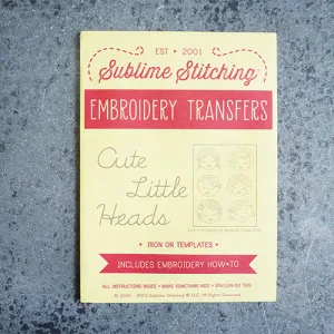 Sublime Stitching : Embroidery Patterns - Cute Little Heads