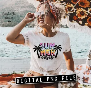 Summer Vibes Digital Design Download