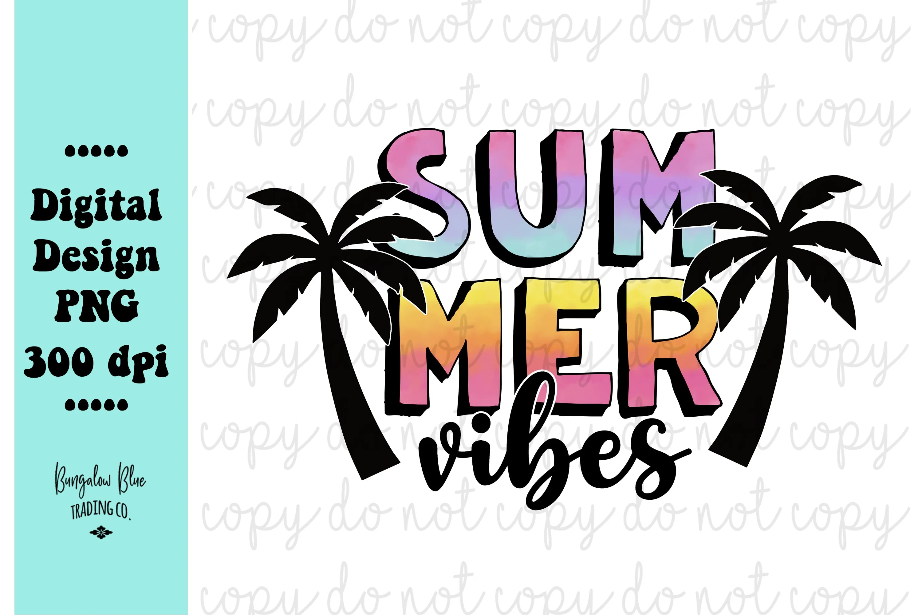 Summer Vibes Digital Design Download