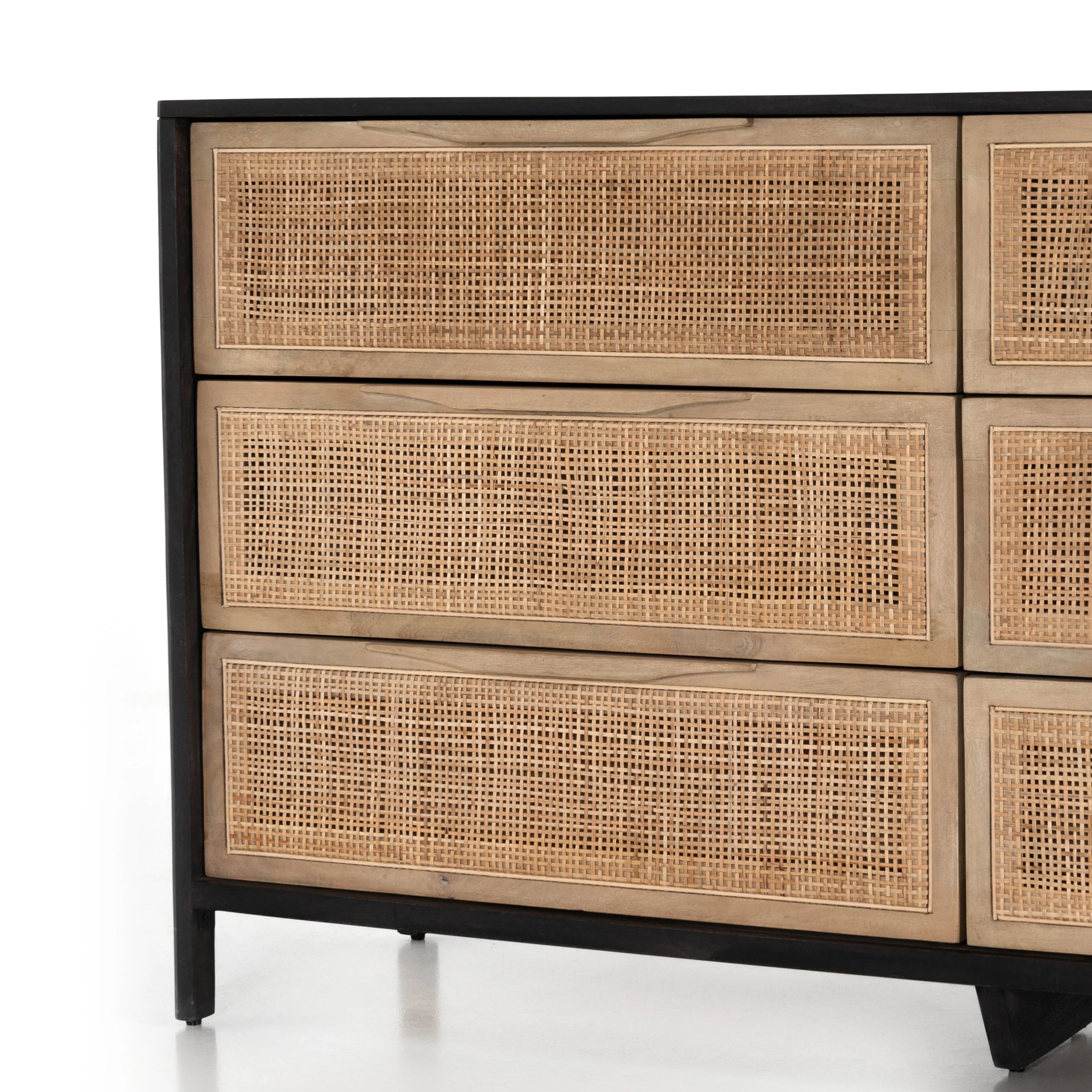 Sydney 6 Drawer Dresser-Black Wash