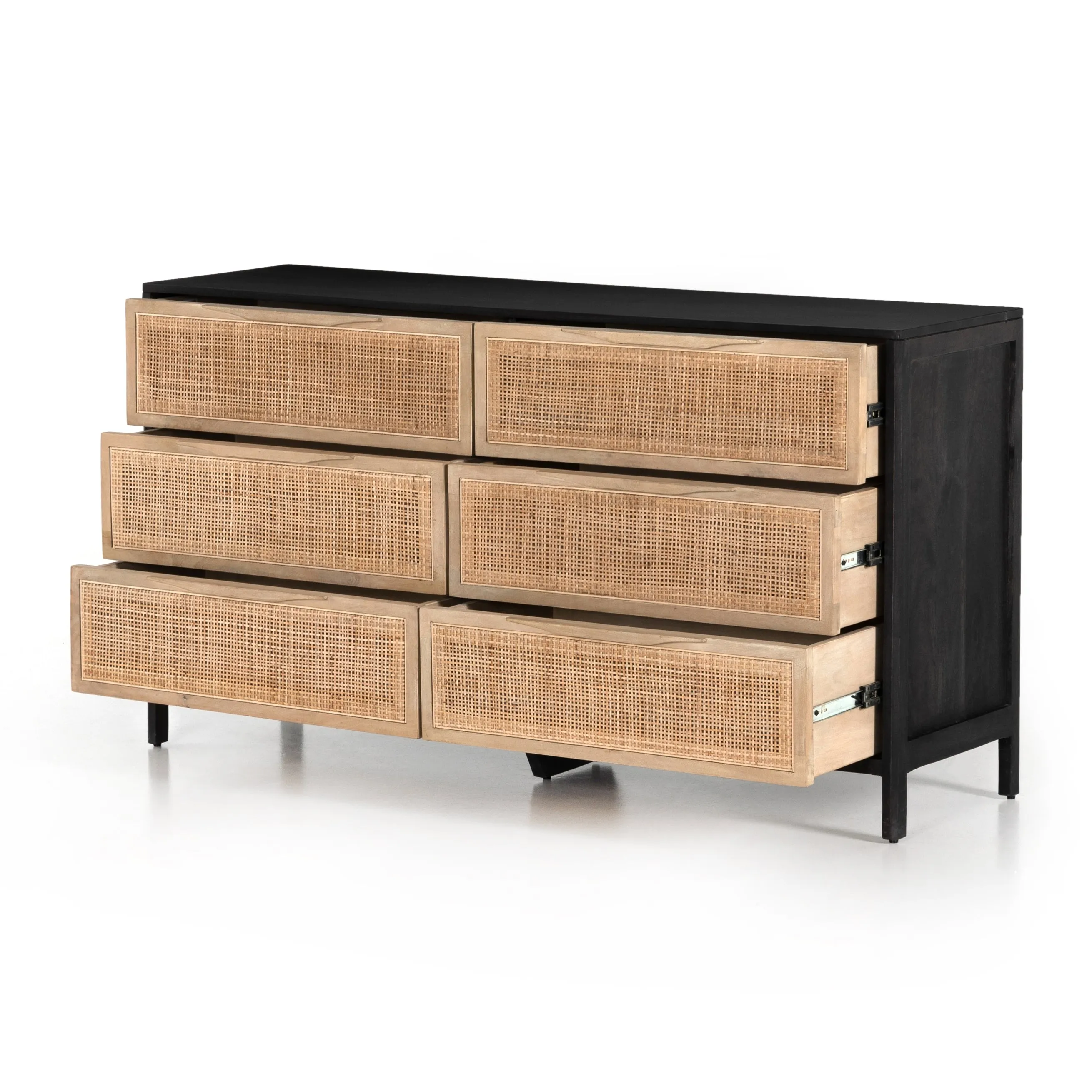 Sydney 6 Drawer Dresser-Black Wash