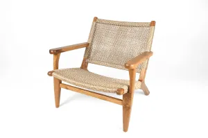 Synthetic Raffia Outdoor Relaxer Chair