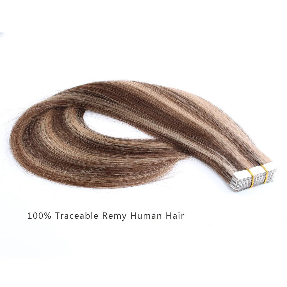 Tape In Hair Extension P #4/#12 -Only For Order Over $269
