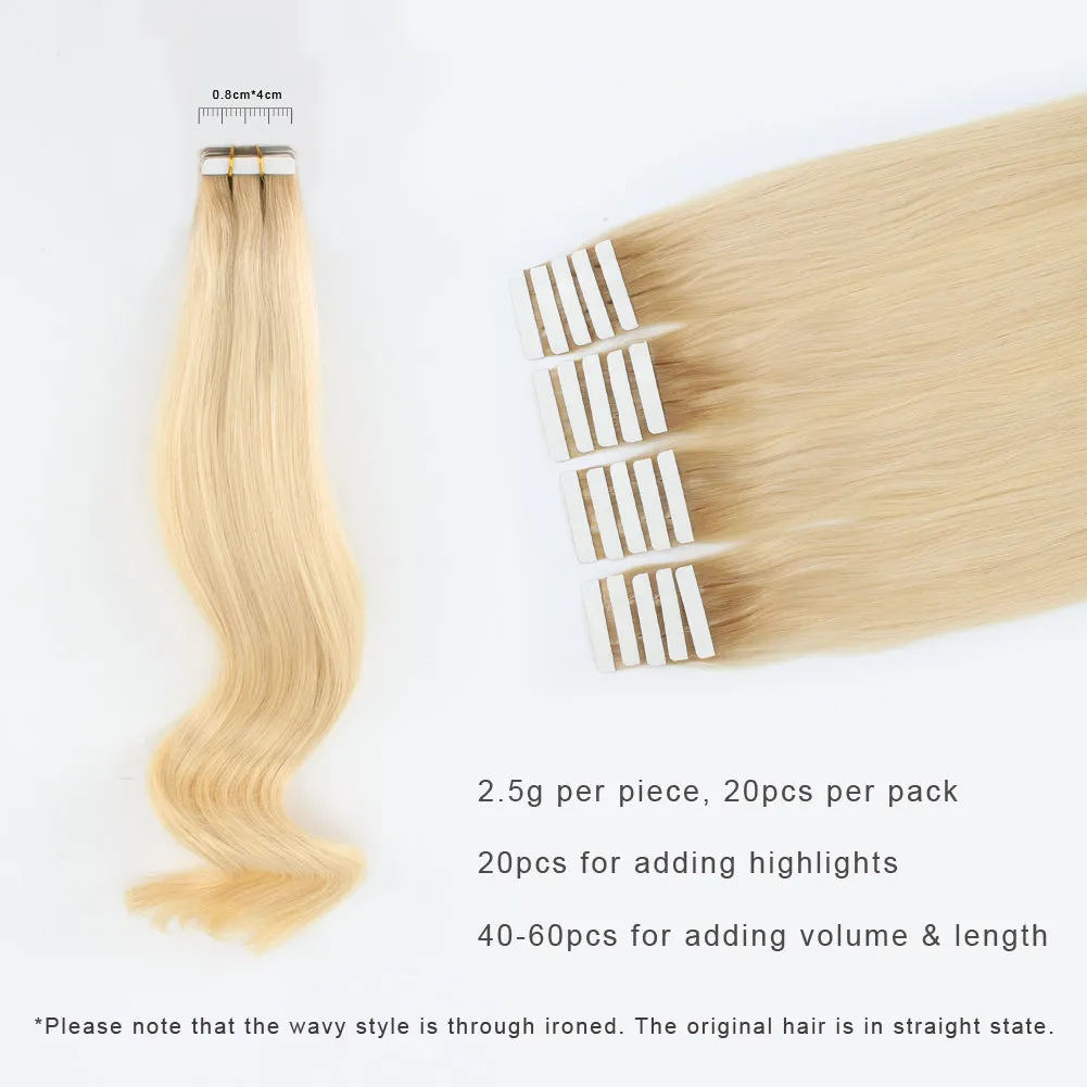 Tape In Hair Extension R#12/#60-Only For Order Over $269