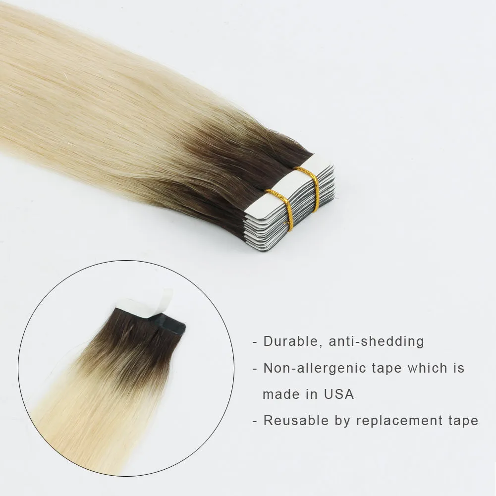 Tape In Hair Extension R#2/#60 -Only For Order Over $269