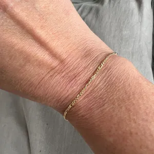 Tashi - Very Fine Figaro Chain Bracelet