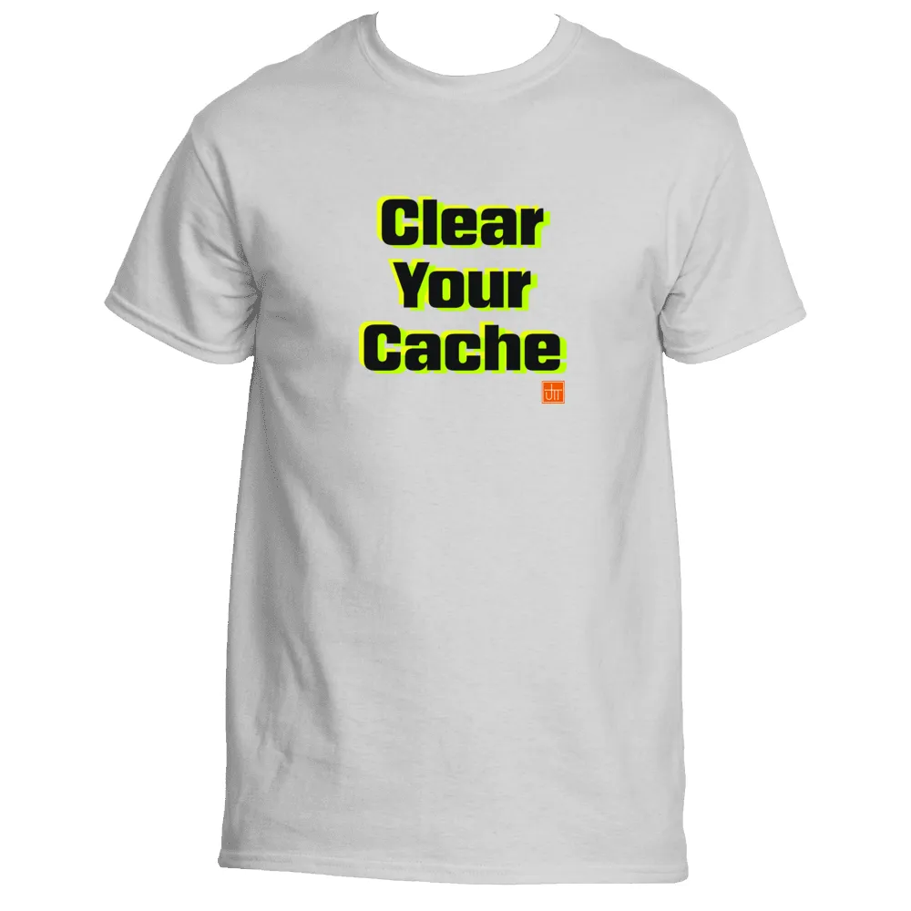 Tech Clear Your Cache-black