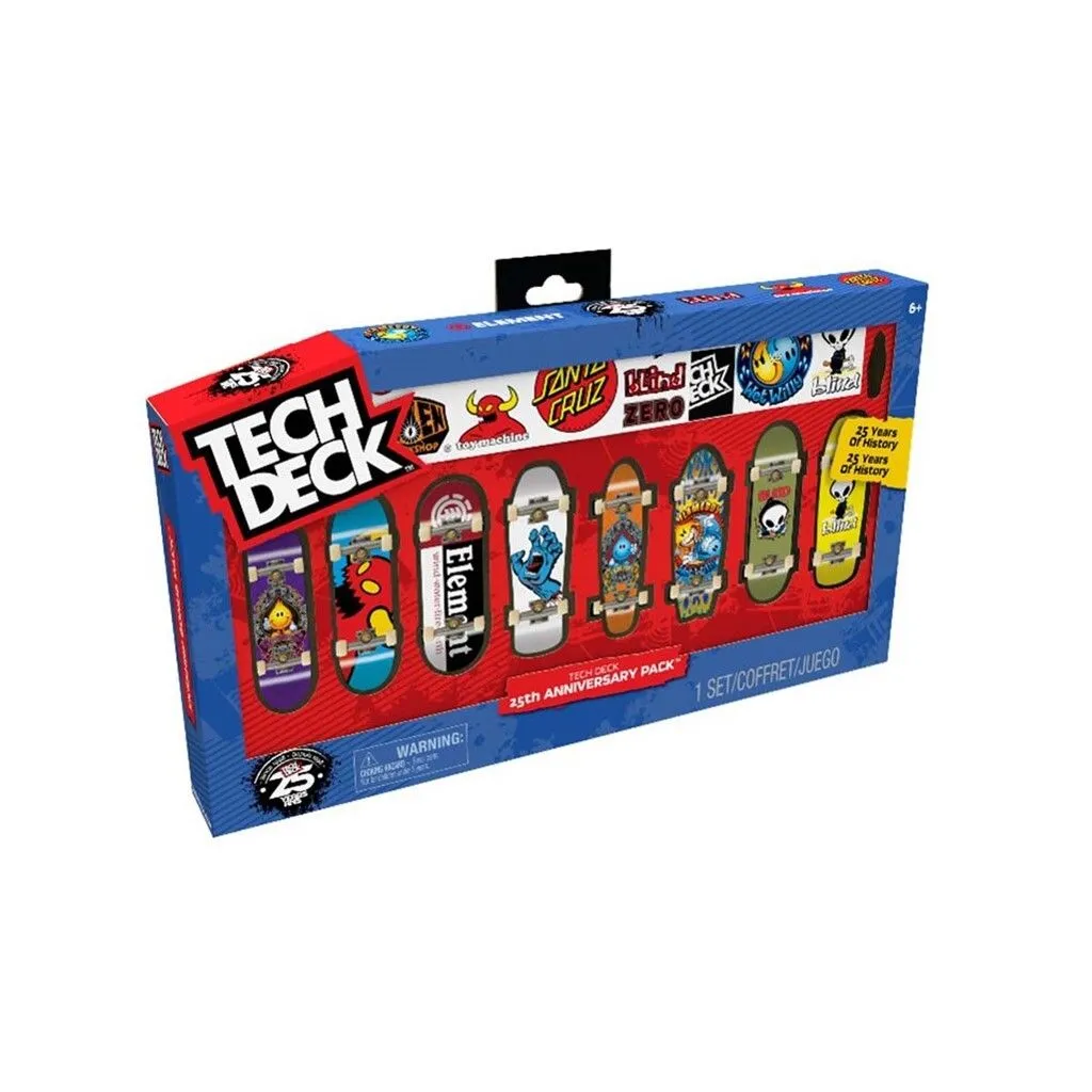 Tech Deck - 25th Jubilæum 8-Pak