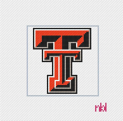 Texas Tech 4 inch logo square 14