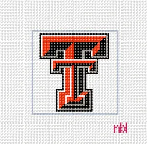 Texas Tech 4 inch logo square 14